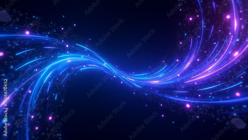 Obraz premium Abstract vibrant dynamic background. Generative Ai.