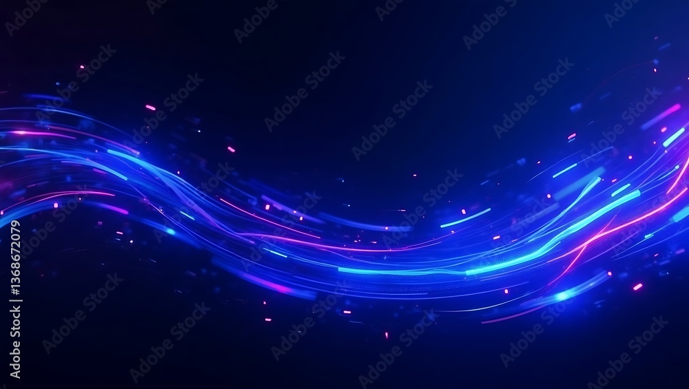 Obraz premium Abstract vibrant dynamic background. Generative Ai.
