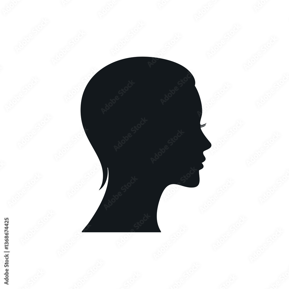 silhouette of a man head silhouette of a man head