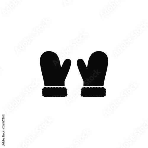 black rubber glove