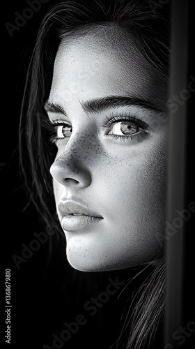 Woman Portrait, Close Up