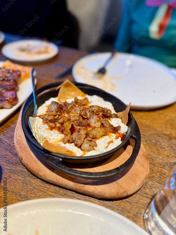Φωτογραφία uykuluk Turkish Traditional Offal Food Sleepiness made with Animals Gland, Pancreas or Rib Cage