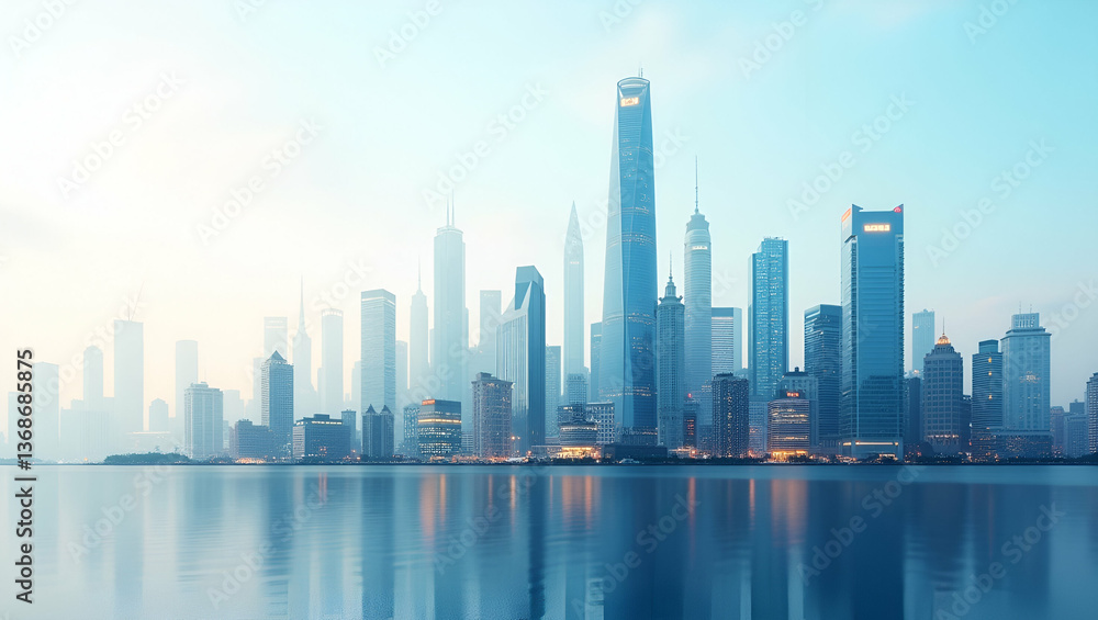 3D Flat Icon: Top View Cityscape with Futuristic Buildings - Modern Architecture & Urban Innovation Design with Copy Space on Isolated White Background 3D Flat Icon: Top View Cityscape with Futuristic Buildings - Modern Architecture & Urban Innovation Design with Copy Space on Isolated White Background