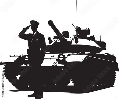 american  Military Silhouettes Vector Bundle