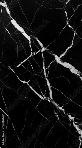 Black Marble Luxury Background: Elegant Design with Natural Stone Texture for Upscale Interiors and Home Renovation