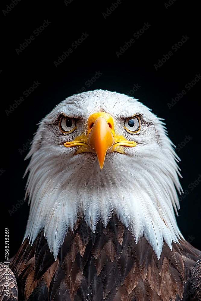 Obraz premium Bald Eagle Portrait Close Up