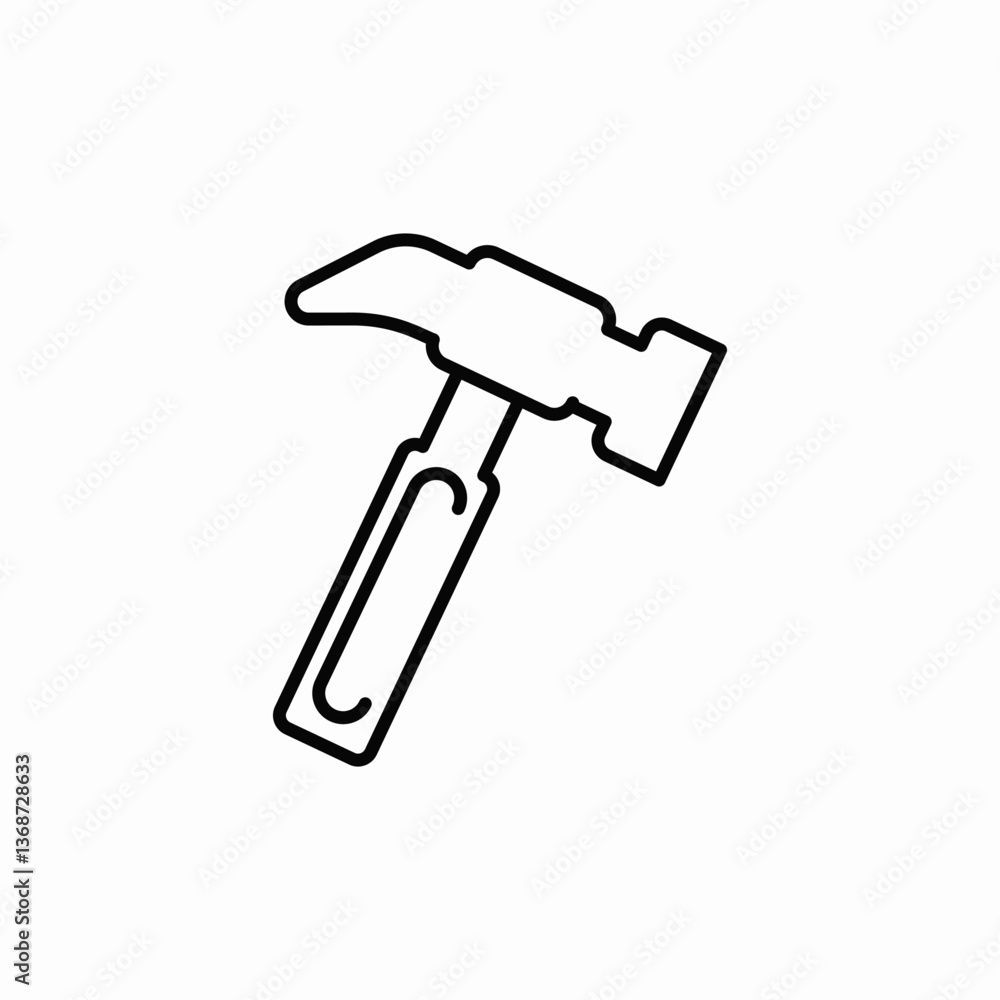 hammer tool icon sign vector hammer tool icon sign vector