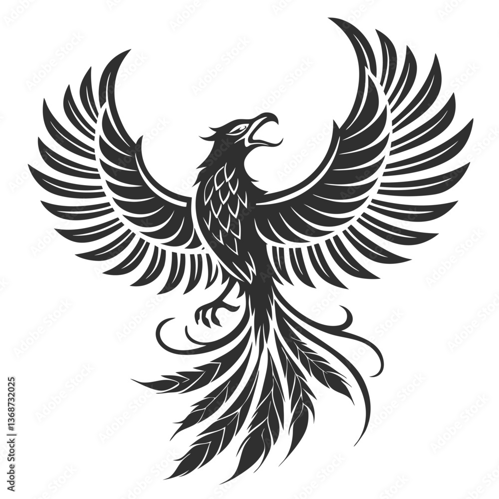 Obraz premium Birds silhouette vector collection white background.