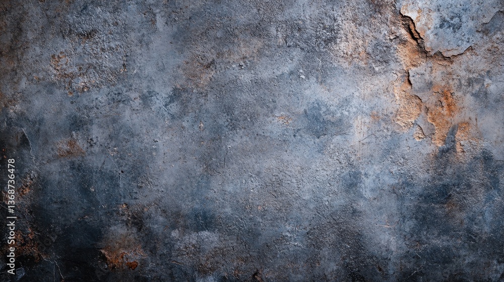Obraz premium This image features a textured grunge surface showcasing blue and brown tones. The distressed look and intricate details make it ideal for various design projects.
