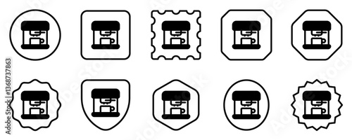 Editable coffee maker vector icon. Cafe, coffee shop, restaurant, drink, beverages. Part of a big icon set family. Perfect for web and app interfaces, presentations, infographics, etc