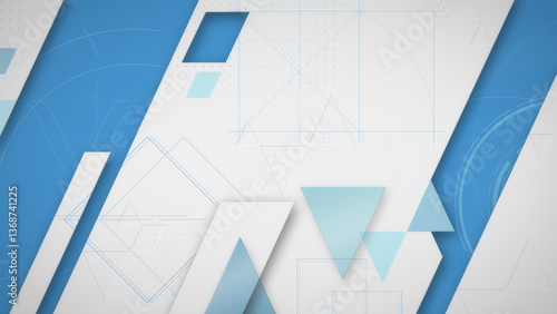 設計イメージのスタイリッシュな背景 - ブルー