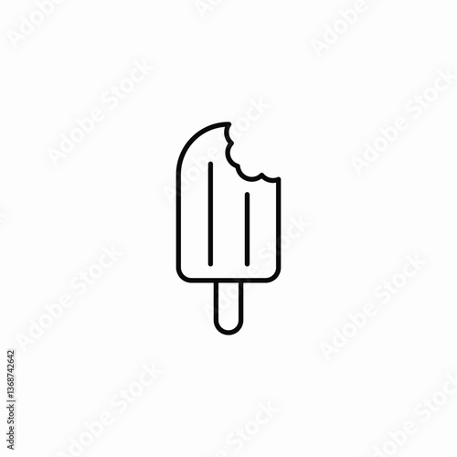 ice cream icon sign vector