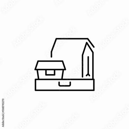 meal pack icon sign vector