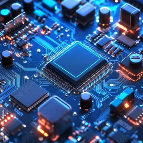 
Save to Library Download Preview Preview Crop Find Similar File #: 1178578921 High-tech circuit board background, abstract digital technology presentations, electronic components, digital infrastruct