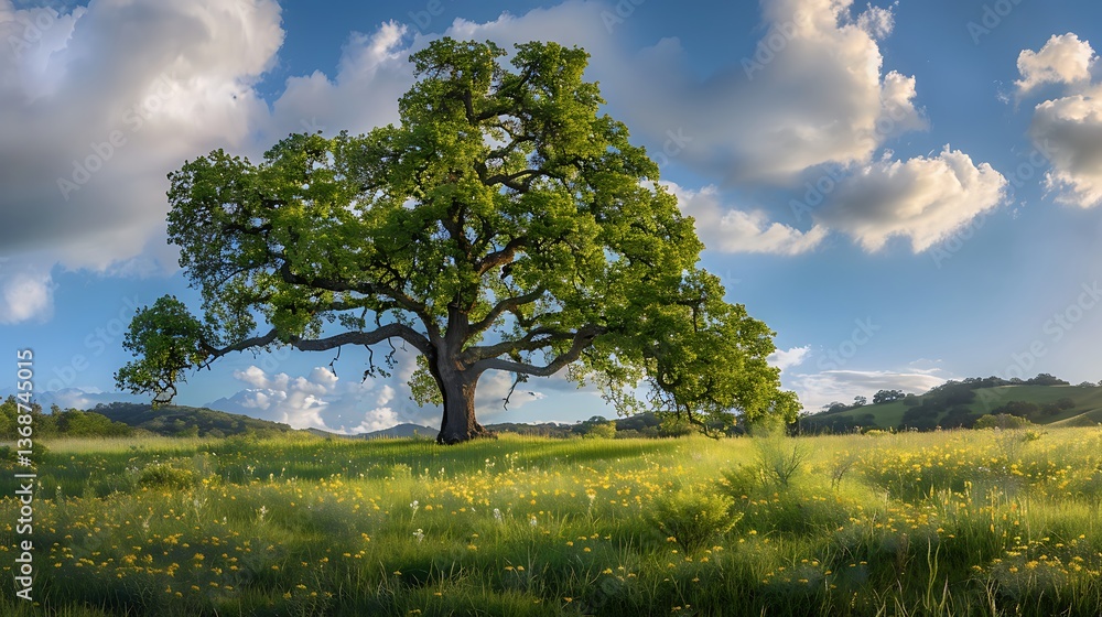 Obraz premium Serene Landscapes of Trees: Reflections, Seasons, and Scenic Beauty Captured in Nature's Artistry