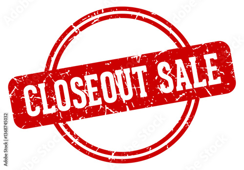 closeout sale stamp