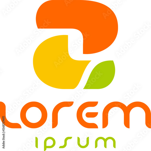 Abstract Simple Colorful Letter Z Logo Template