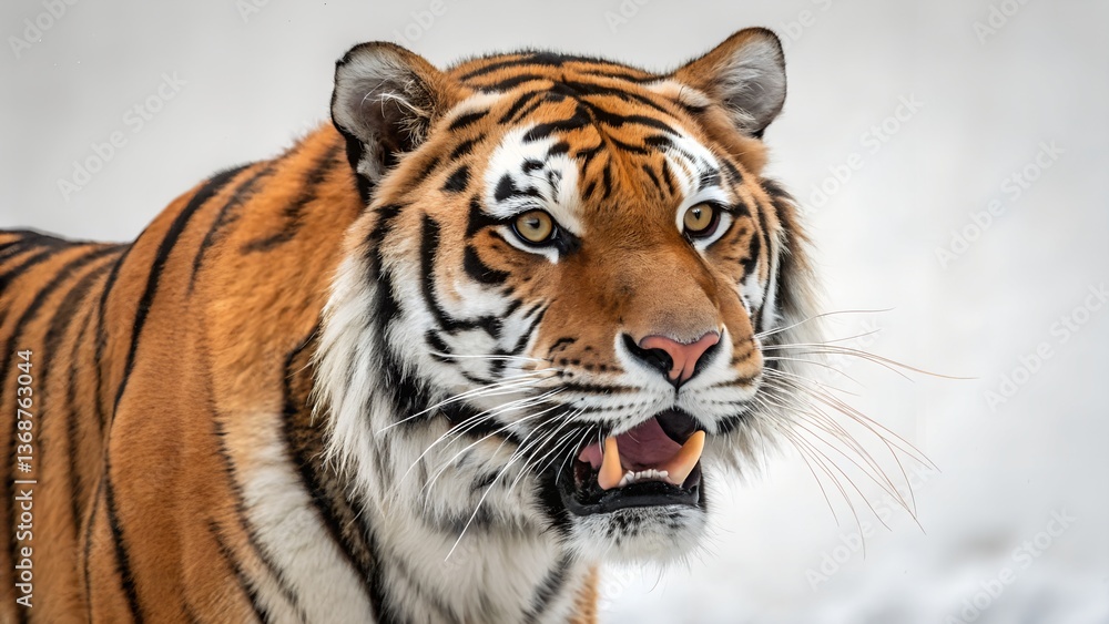 Naklejka premium tiger in the zoo