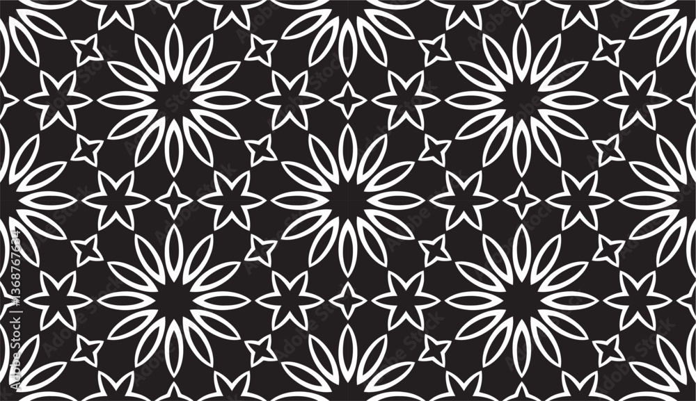 Eternal Flow: Abstract Black & White Pattern Eternal Flow: Abstract Black & White Pattern