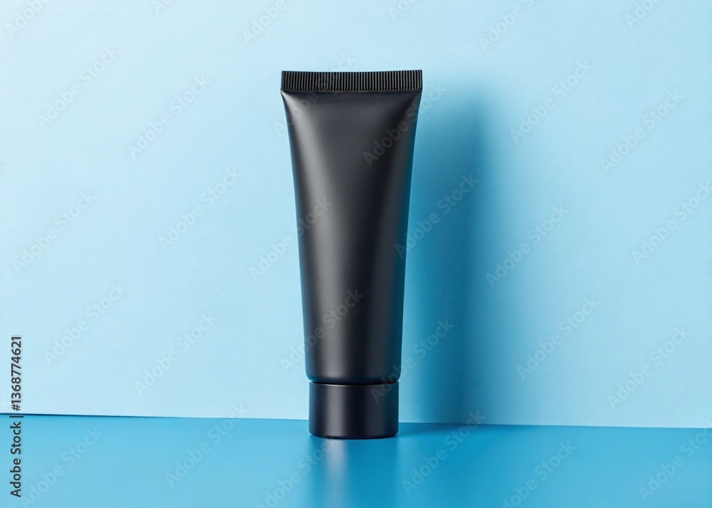 Blank cosmetics tube for mockup. Bottle template for toothpaste, cream, or gel. Skin care products for advertising Blank cosmetics tube for mockup. Bottle template for toothpaste, cream, or gel. Skin care products for advertising