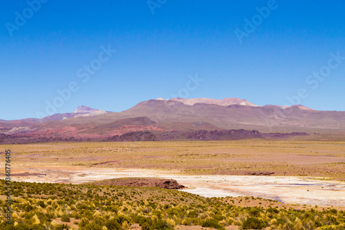 Bolivian mountains landscape,Bolivia