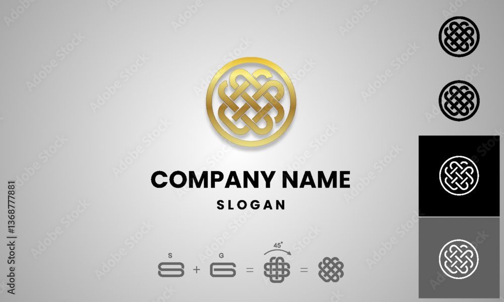 S+G Logo Initial Name Editable Text S+G Logo Initial Name Editable Text