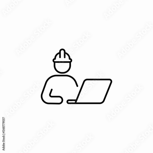construction app icon sign vector