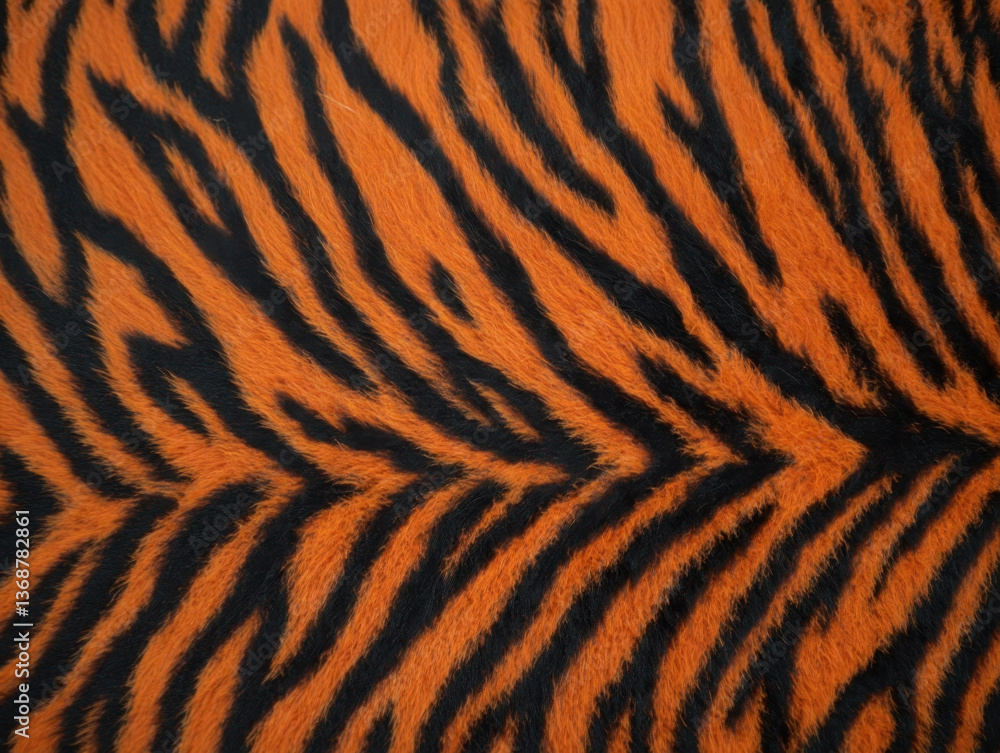 Tiger Fur Background with Soft and Dense Stripes Tiger Fur Background with Soft and Dense Stripes