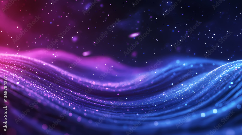 Fototapeta premium abstract cosmic ripples light