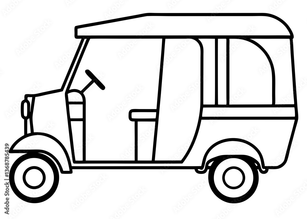 Obraz premium vector illustration of a truck