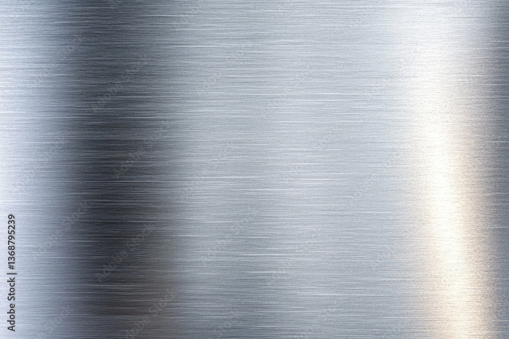 Brushed steel, a cool, sleek texture reflecting light, with subtle gradations of silver and gray tones creating a smooth, metallic surface. Brushed steel, a cool, sleek texture reflecting light, with subtle gradations of silver and gray tones creating a smooth, metallic surface.