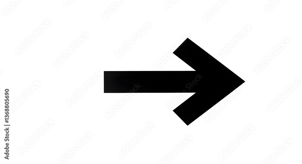 black arrow on white background black arrow on white background