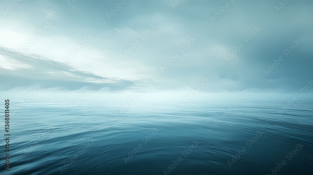 Obraz premium serene ethereal waterscape