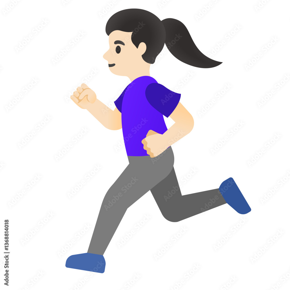 Fototapeta premium Woman Running 