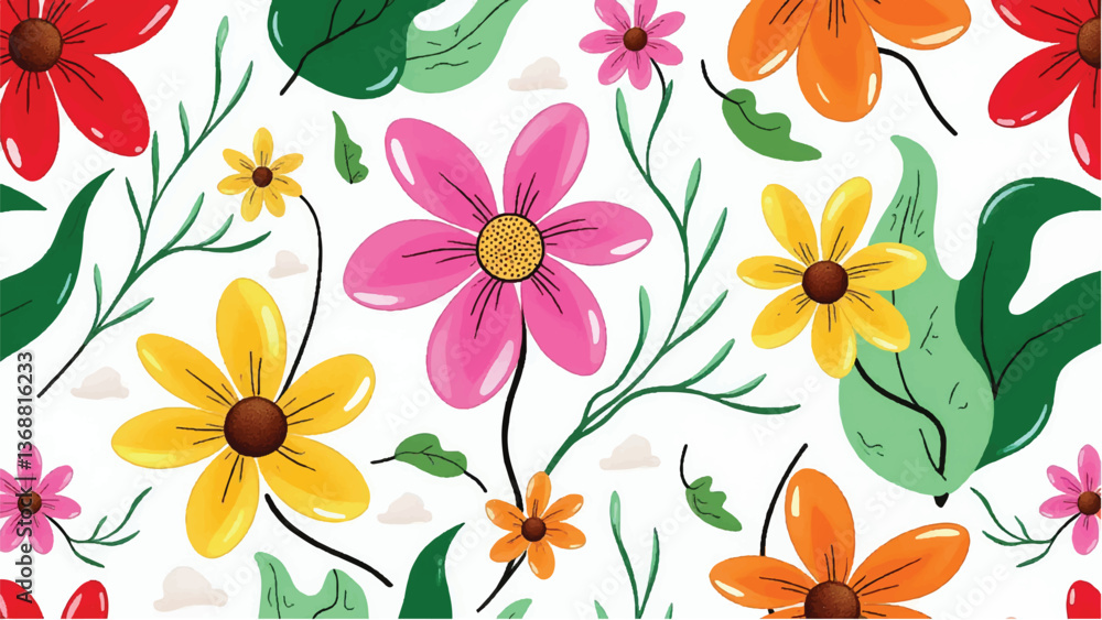 Floral pattern background. Floral pattern design. Minimalist Floral Fabric Pattern. Floral pattern background. Floral pattern design. Minimalist Floral Fabric Pattern.