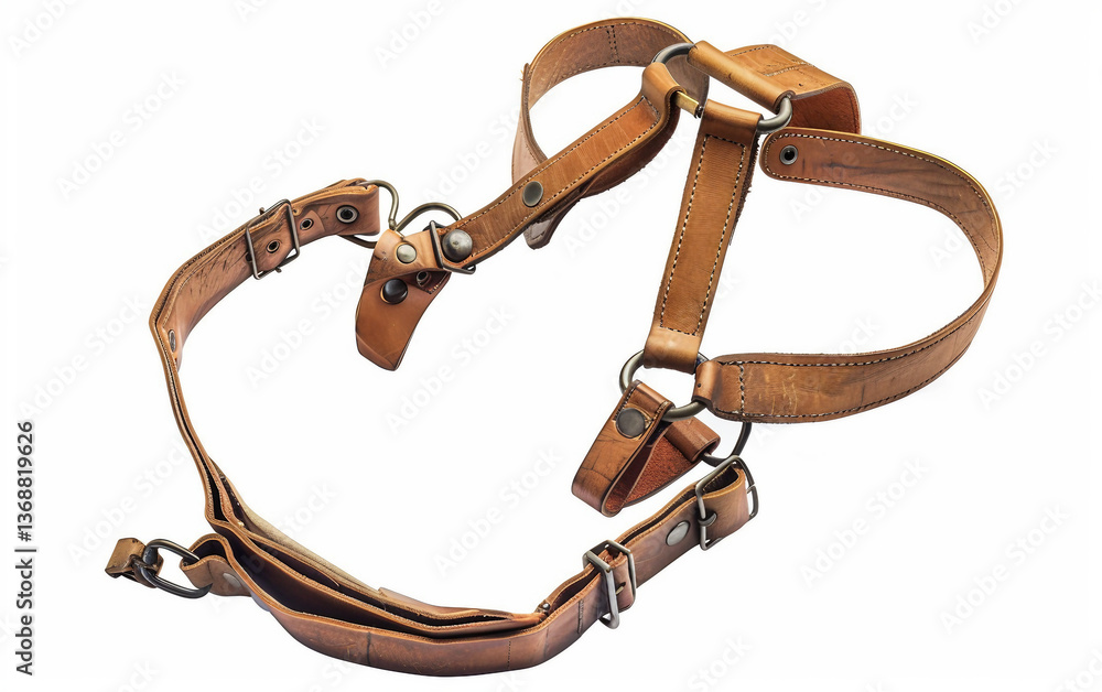 Obraz premium Adjustable Fashion Harness on white background.PNG