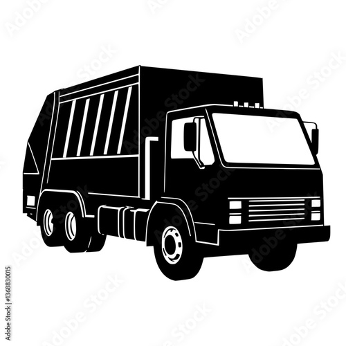 Garbage truck , trash truck 