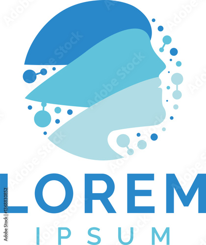 Modern Human Intelligent Logo Template
