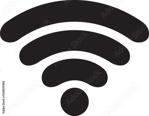 Wi-Fi Signal Icon – Wireless Connection Strength Indicators