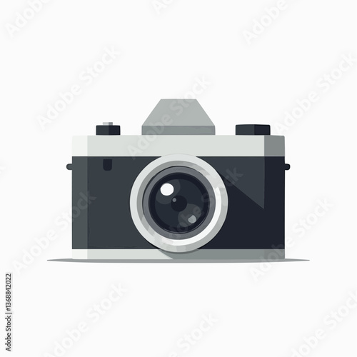 Isometrische Kamera-Illustration, 3D-Design

