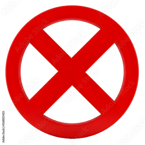 Free Download Red prohibition sign on a transparent background - GFXLoad