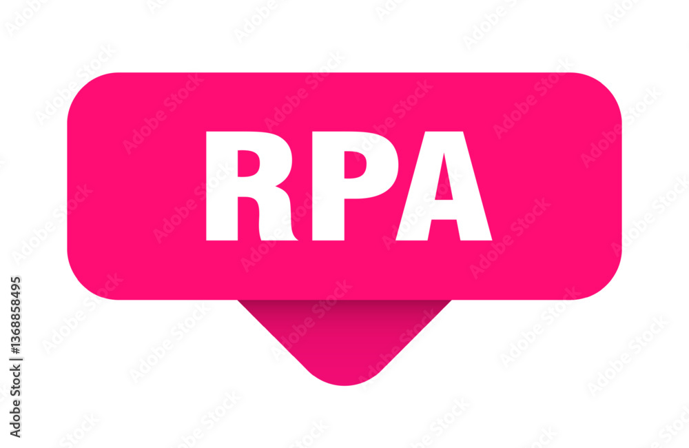 rpa sticker. rpa sign on transparent background rpa sticker. rpa sign on transparent background