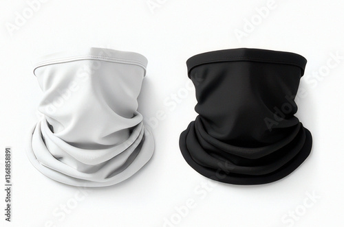 Buff Style Bandana, mockup on white background