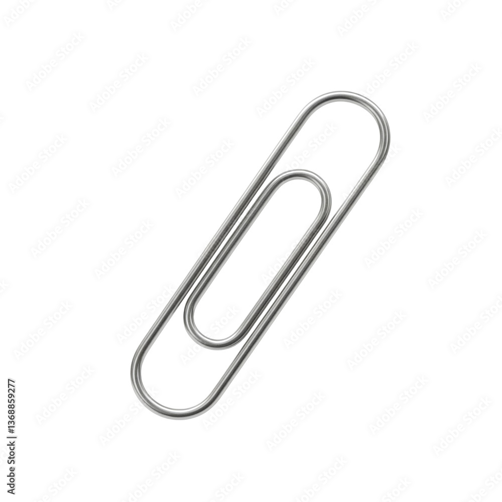 paper clip isolated on white paper clip isolated on white