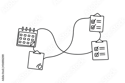 Planning, Scheduling, Task Management, Checklist, Calendar, Organization, Efficiency, Workflow, Prod