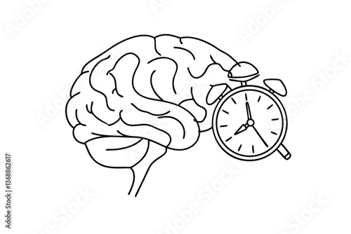 Time Management, Brainpower, Productivity, Clock, Brain, Focus, Efficiency, Deadline, Concentration,