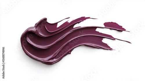 dark burgendy smear 