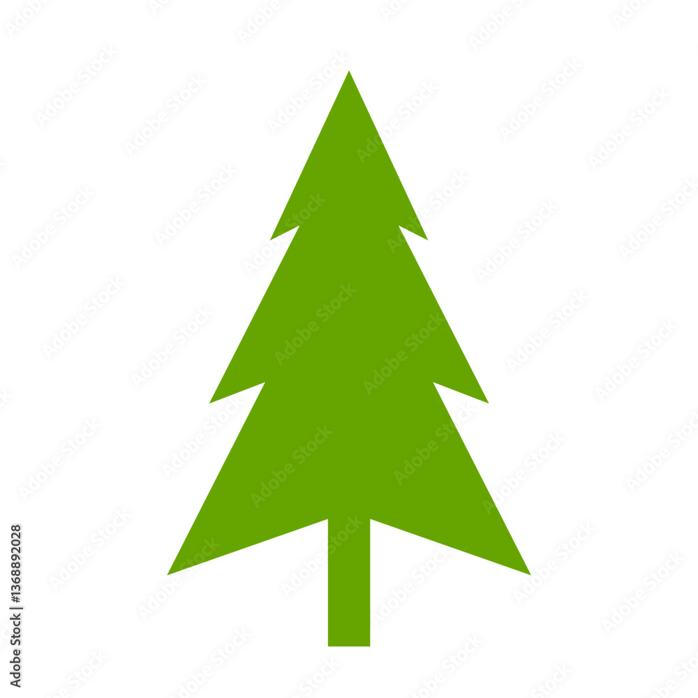Green Christmas tree- vector pine tree Green Christmas tree- vector pine tree