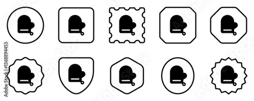 Editable oven mitten vector icon. Part of a big icon set family. Perfect for web and app interfaces, presentations, infographics, etc