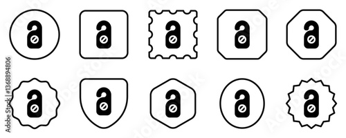 Editable door tag vector icon. Part of a big icon set family. Perfect for web and app interfaces, presentations, infographics, etc